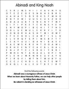 Lesson 11 word search